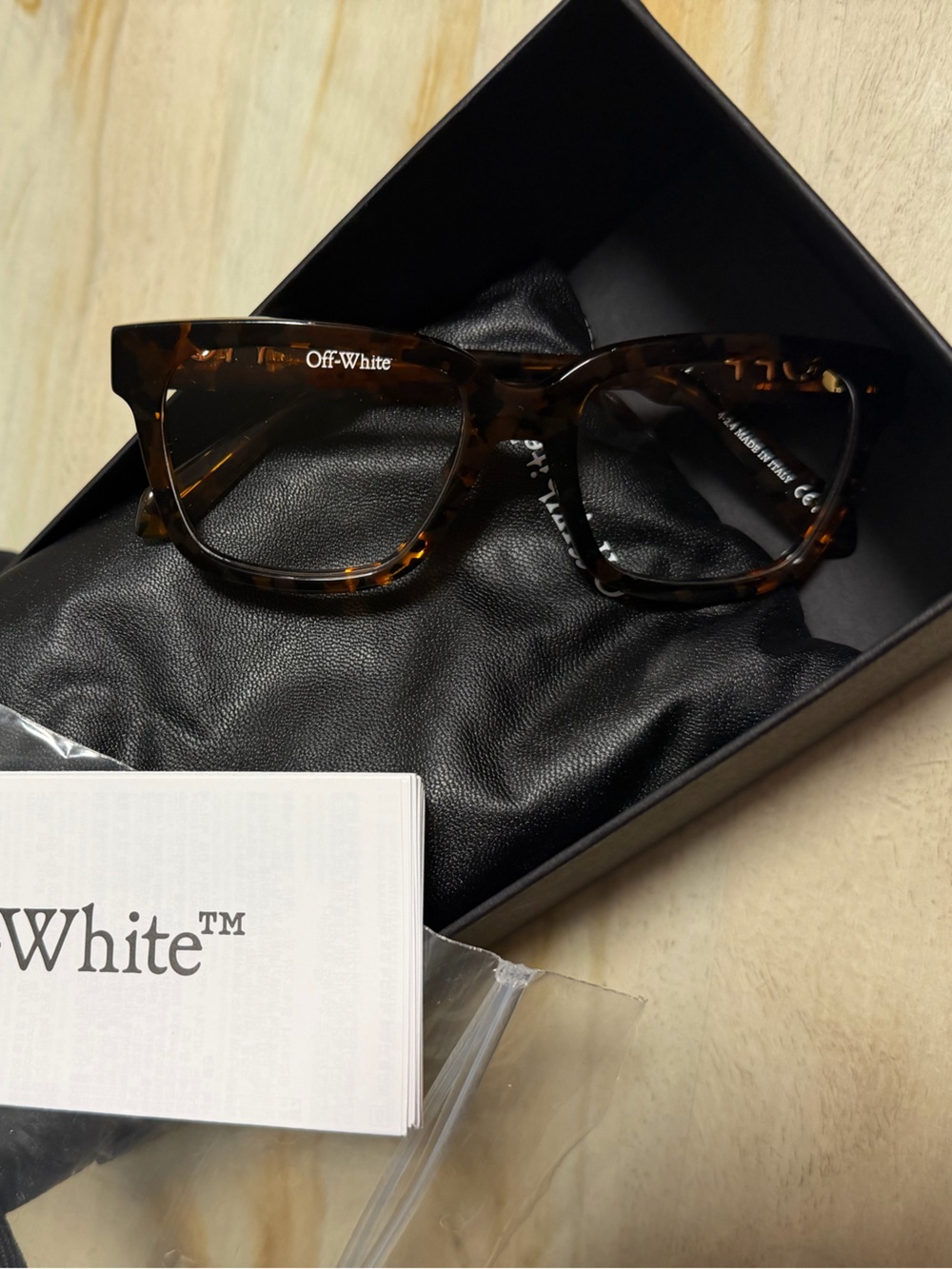 Off-White - Style 7c Optical Glasses Tortoiseshell - Off-White Eyewear